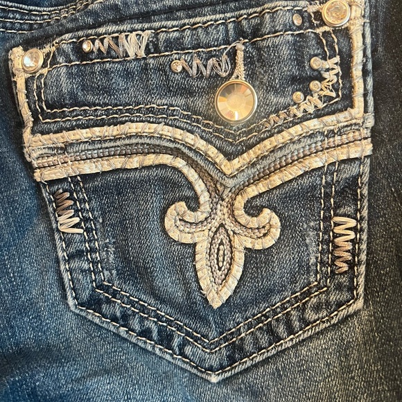 Rock Revival denim pants size 28, “Betty” bootcut style Length 31” - Picture 3 of 4